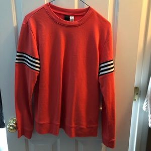 Adidas coral crewneck pullover